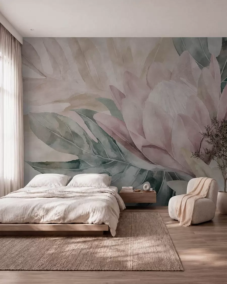 Papier peint Fleur épanouie w09988