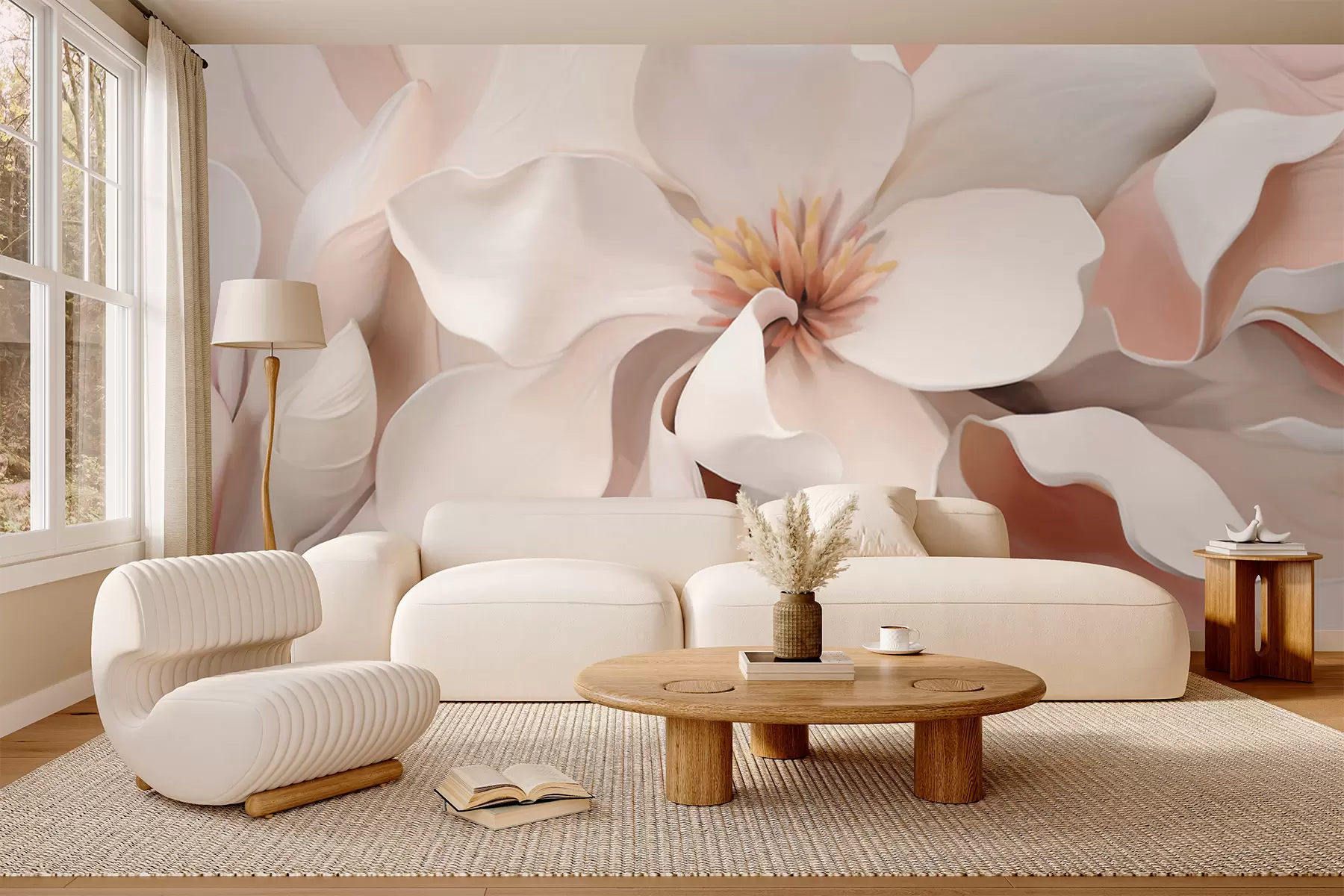 Papier peint Fleurs fantastiques w05985