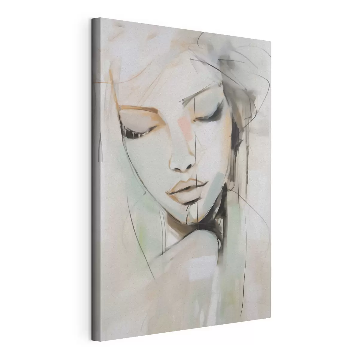 Tableau Portrait, imitation d'un tableau s50979