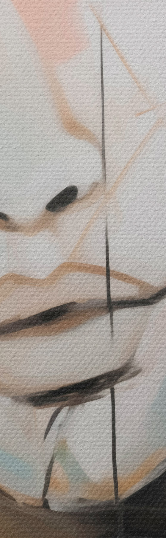 Tableau Portrait, imitation d'un tableau s50979