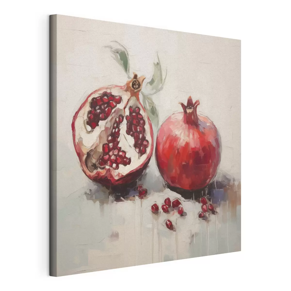 Tableau Grenades mûres, peinture d'imitation s50981