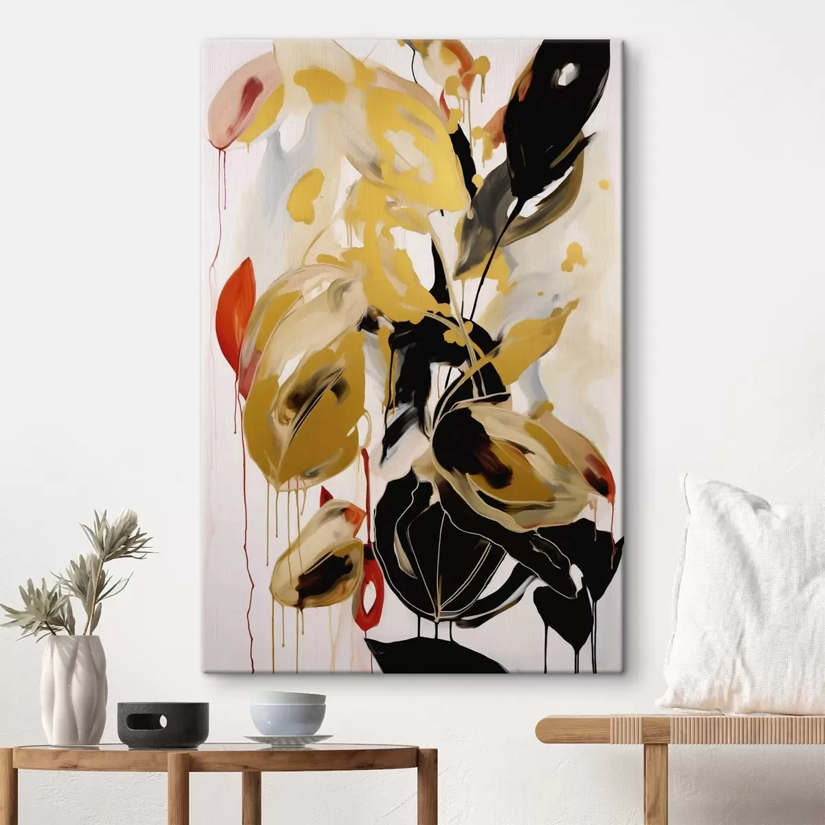 Tableau Abstraction chaotique, imitation de la peinture s50984