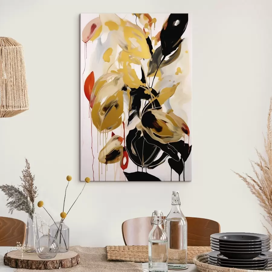 Tableau Abstraction chaotique, imitation de la peinture s50984