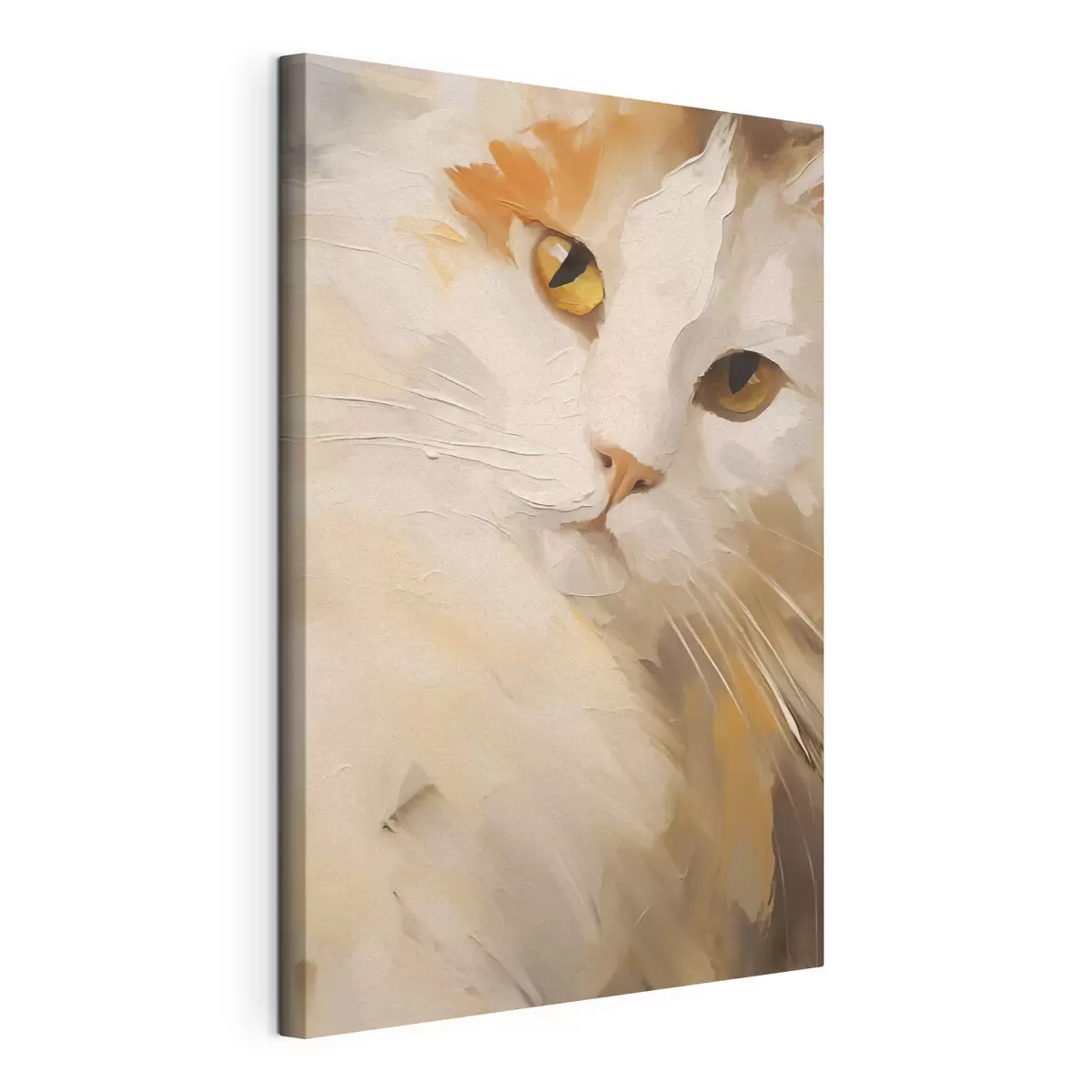 Tableau Chat, peinture d'imitation s50987