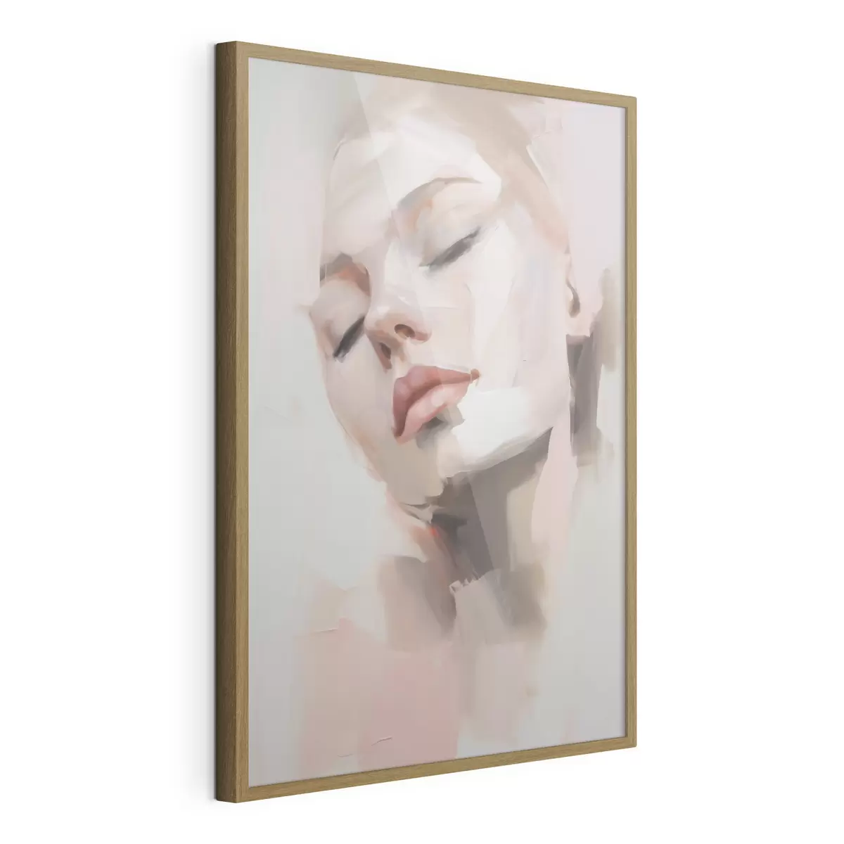 Poster Portrait abstrait d'une jeune femme f50977