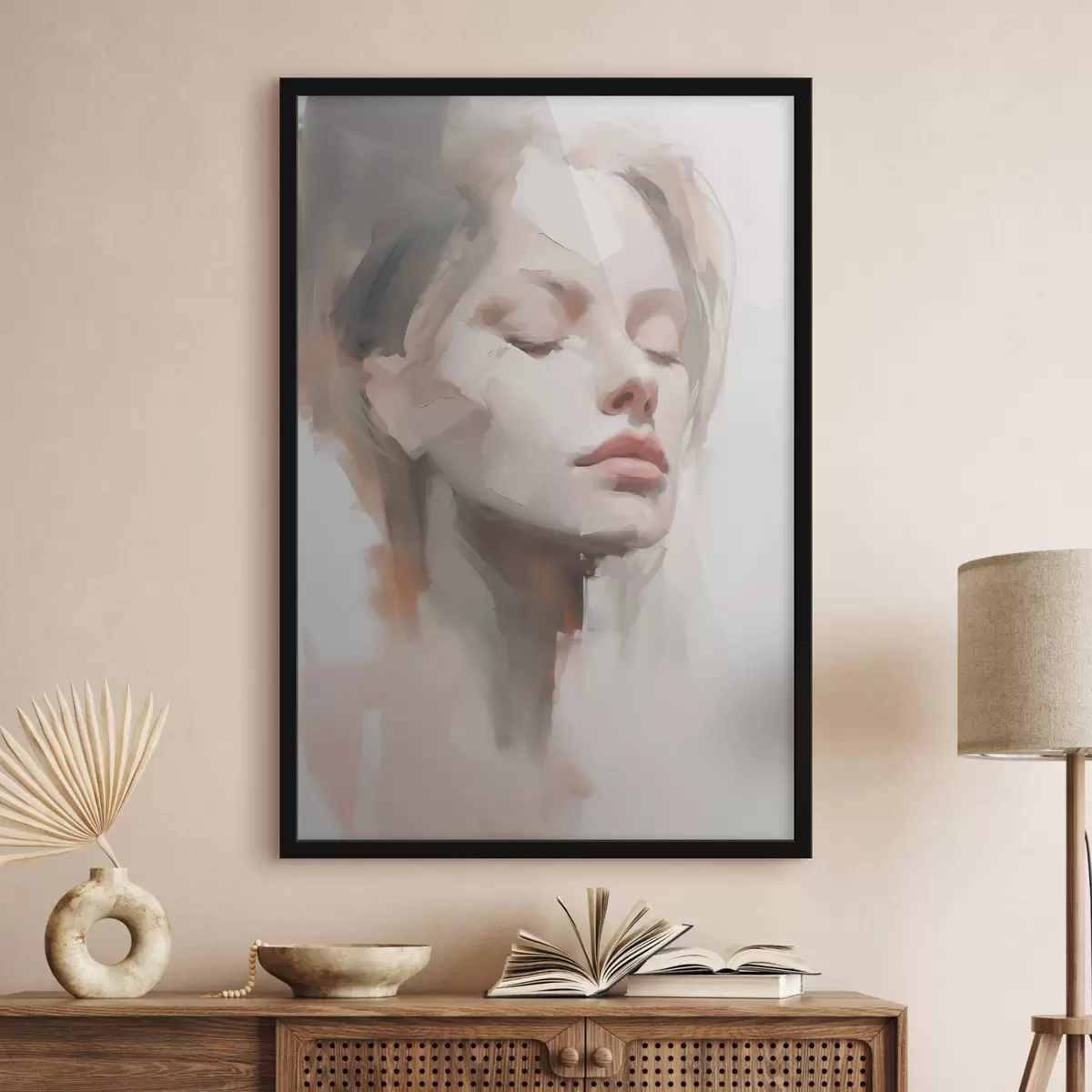 Poster Portrait abstrait f50978