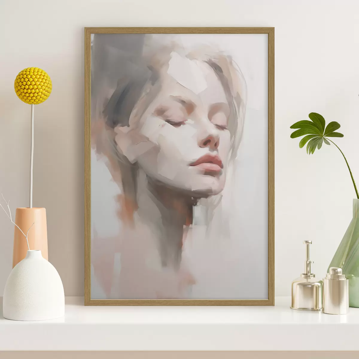 Poster Portrait abstrait f50978