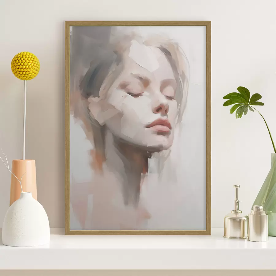Papier peint Portrait abstrait f50978