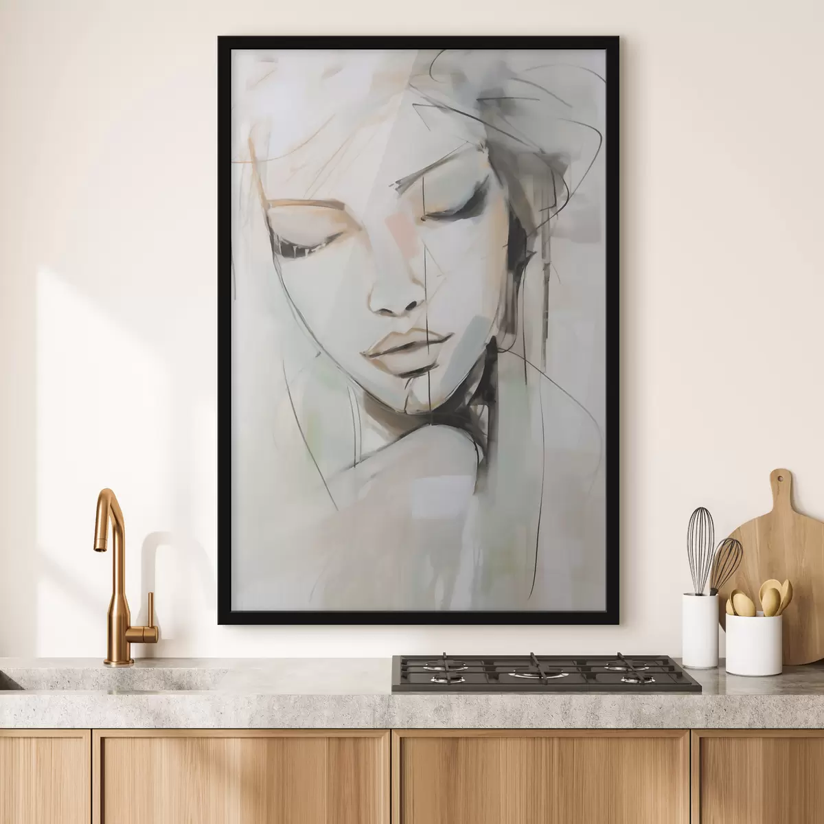Poster Portrait, imitation d'un tableau f50979