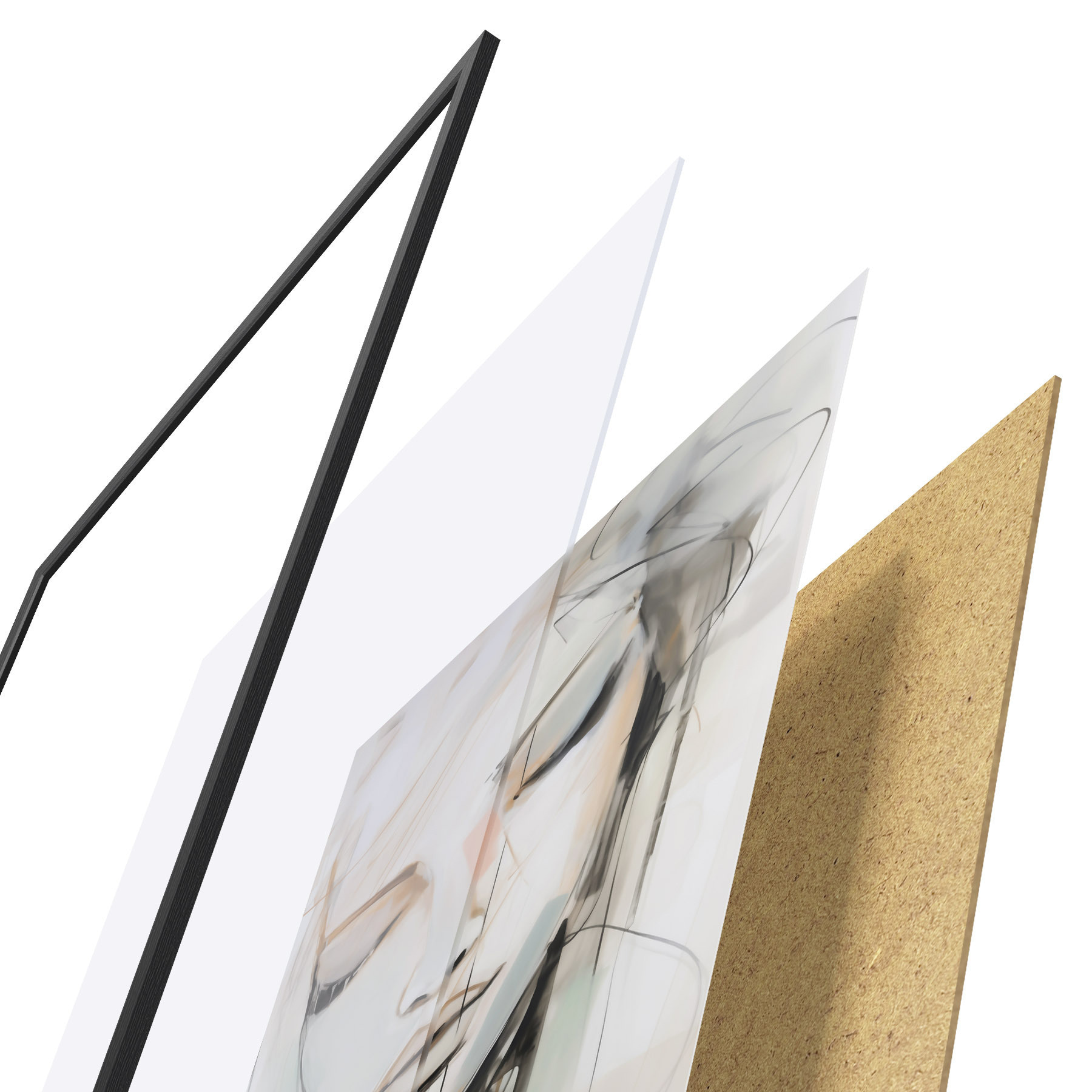 Poster Portrait, imitation d'un tableau f50979
