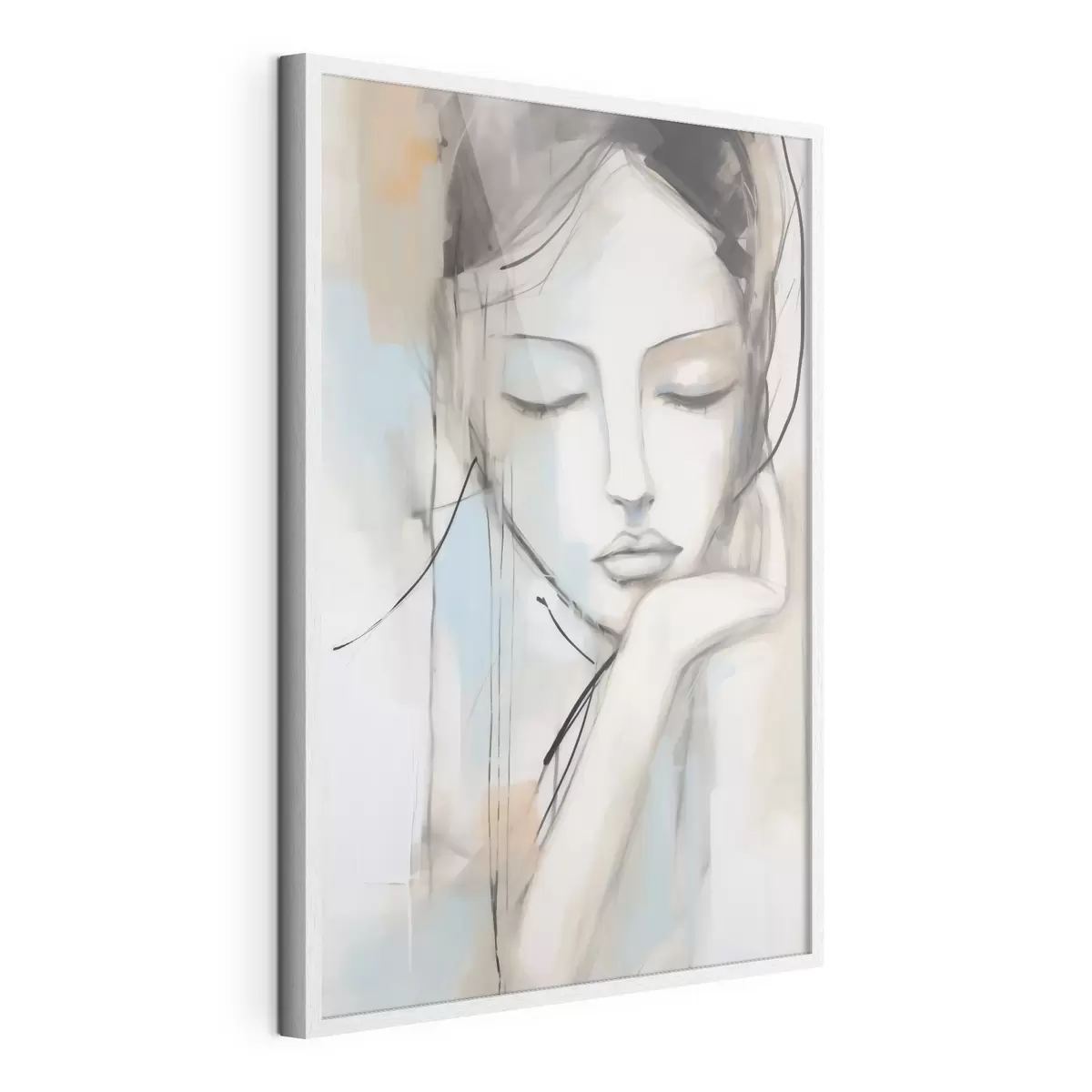 Poster Portrait abstrait, imitation d'un tableau f50980