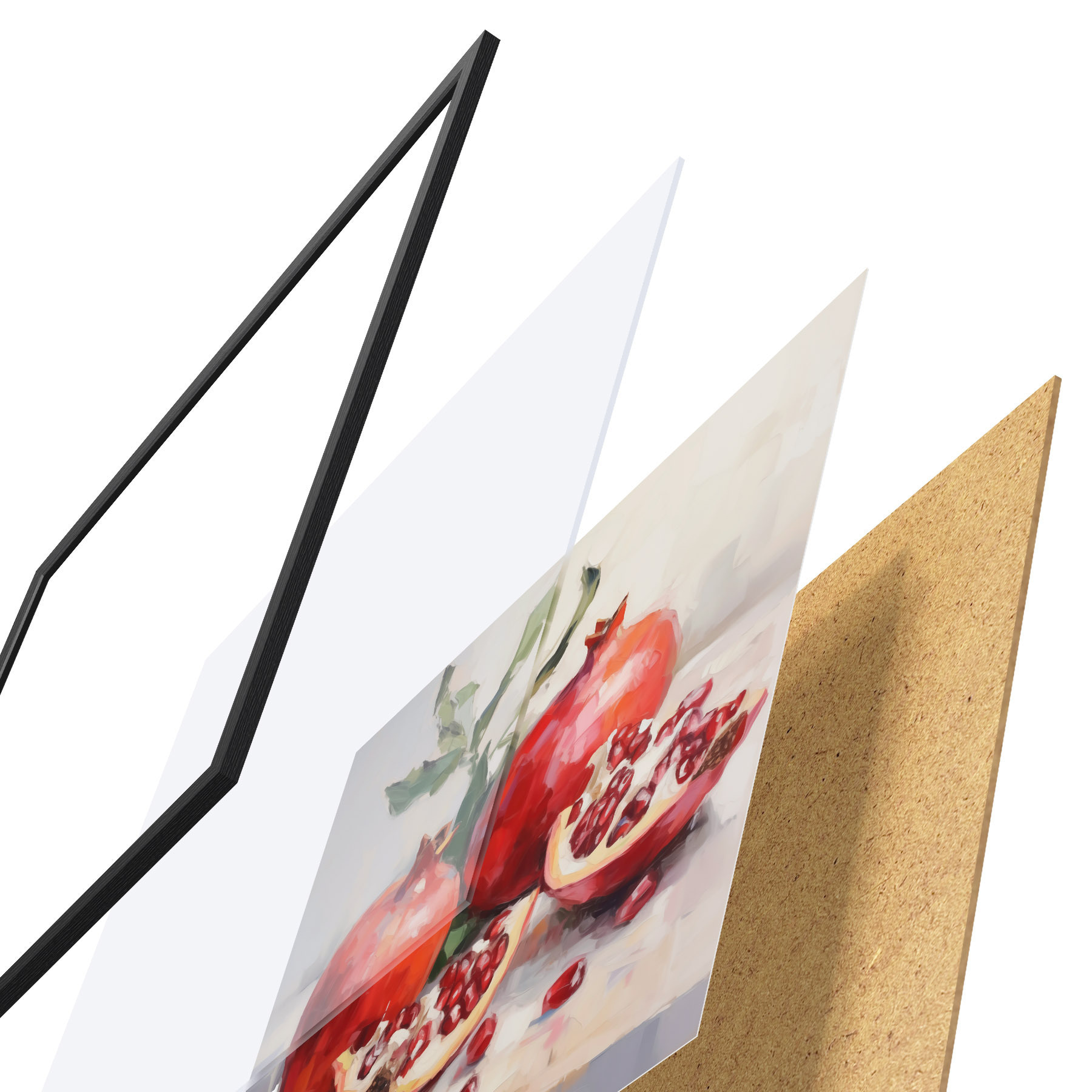 Poster Grenades, peinture d'imitation f50982