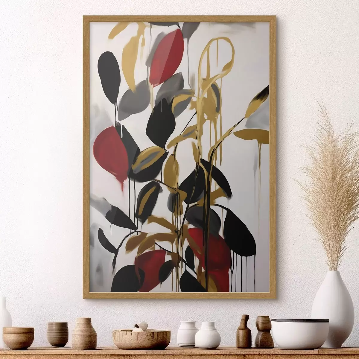 Poster Feuilles en majeur f50983