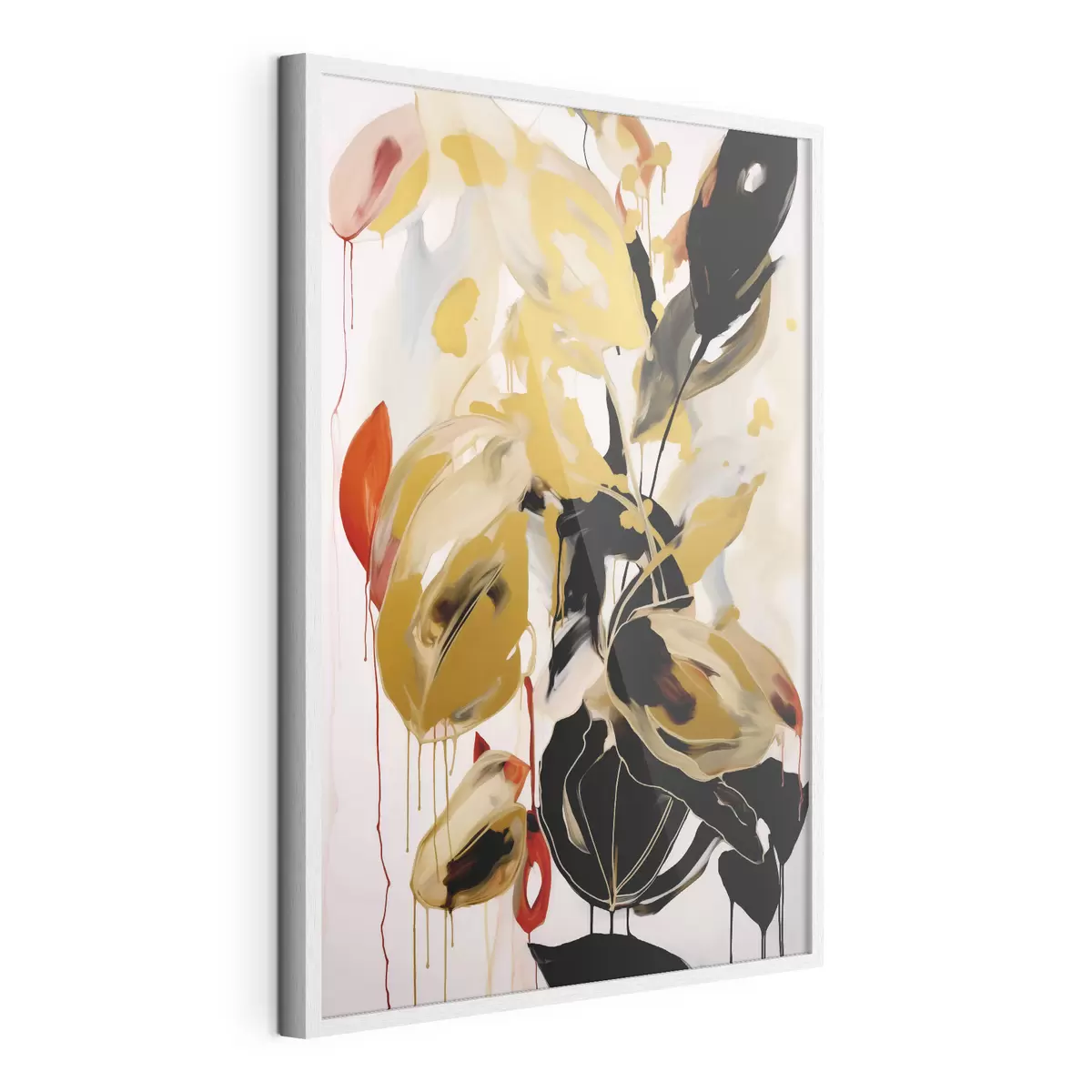 Poster Abstraction chaotique, imitation de la peinture f50984