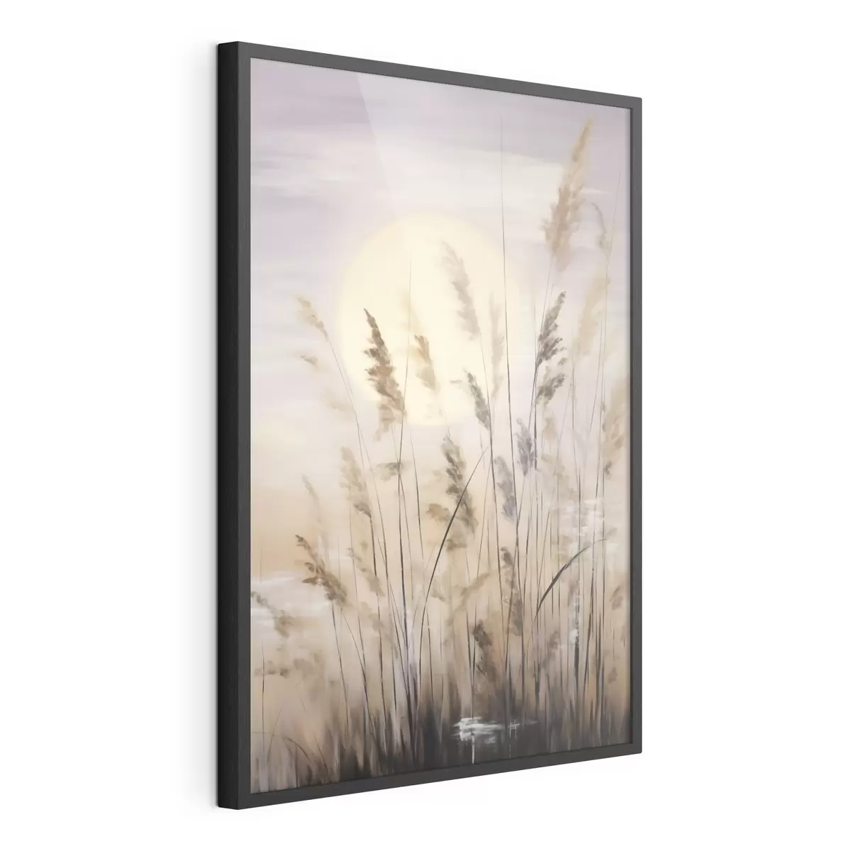 Poster Herbes abstraites, peinture d'imitation f50986