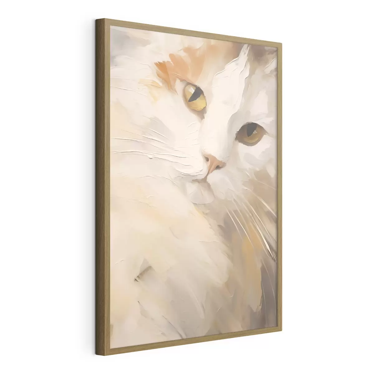 Poster Chat, peinture d'imitation f50987