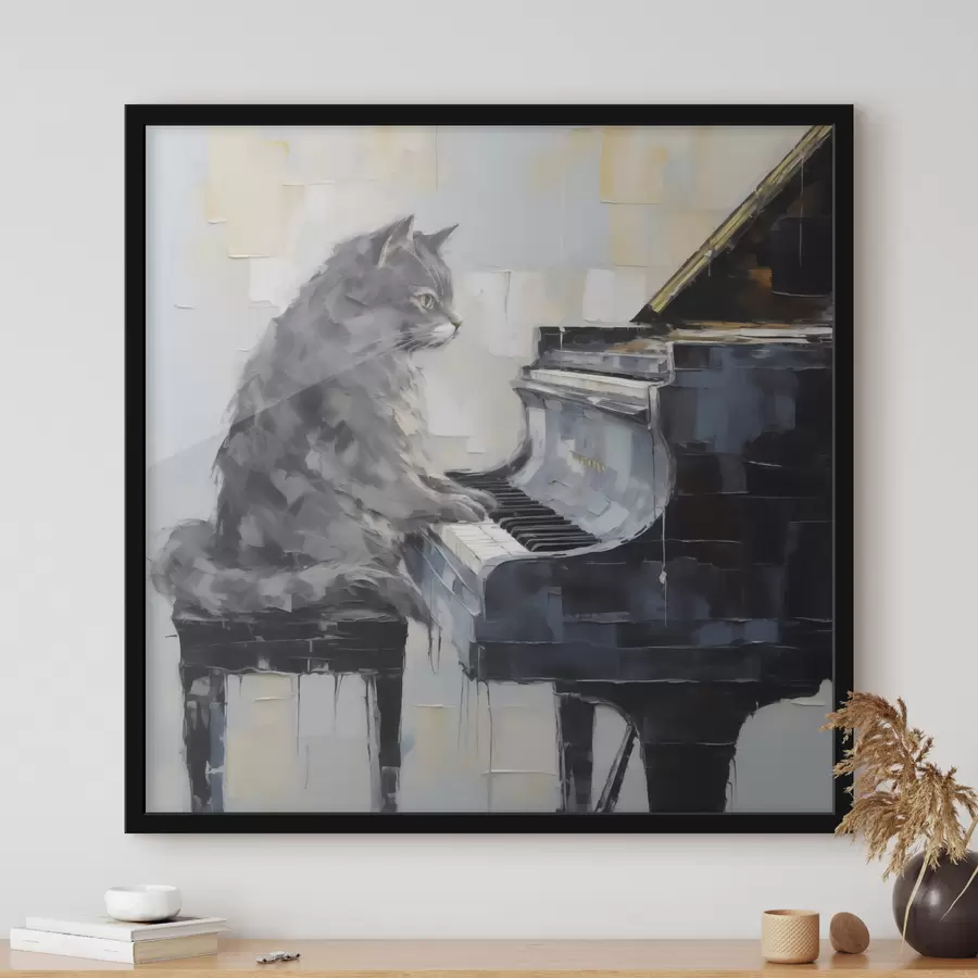 Papier peint Concert félin f50989
