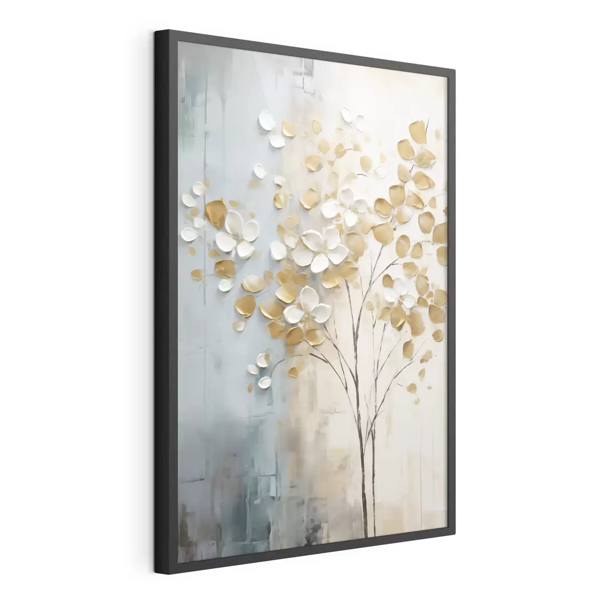 Poster Arbre abstrait, peinture d'imitation f50991