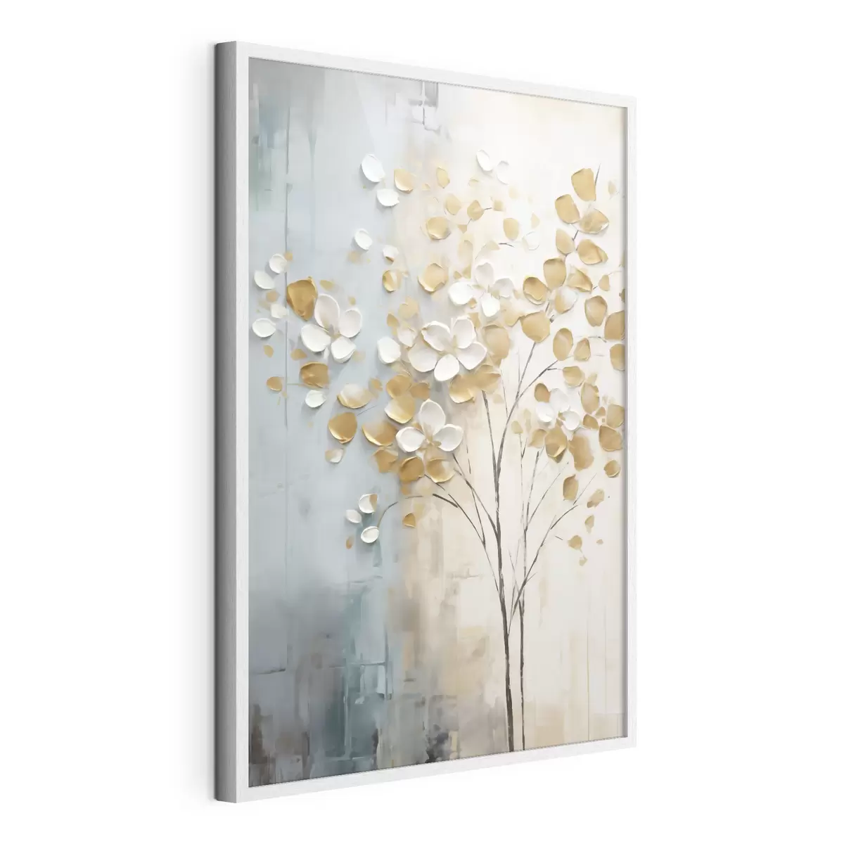 Poster Arbre abstrait, peinture d'imitation f50991