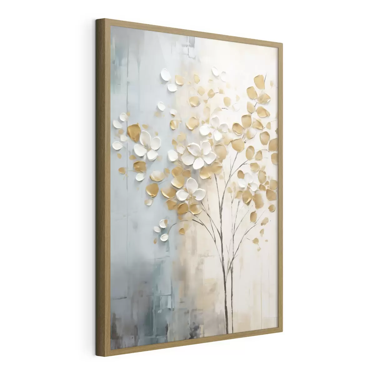 Poster Arbre abstrait, peinture d'imitation f50991