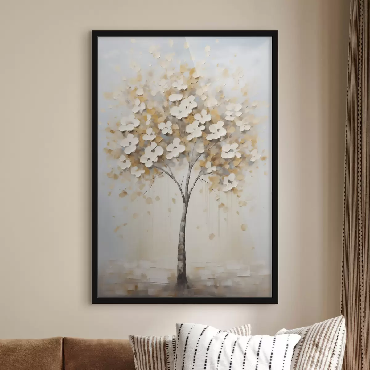 Poster Arbre, peinture d'imitation f50992