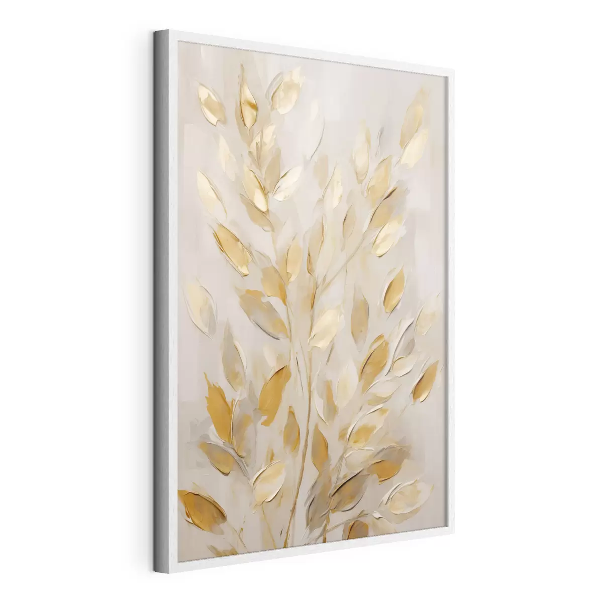 Poster Feuillage abstrait, peinture d'imitation f50994