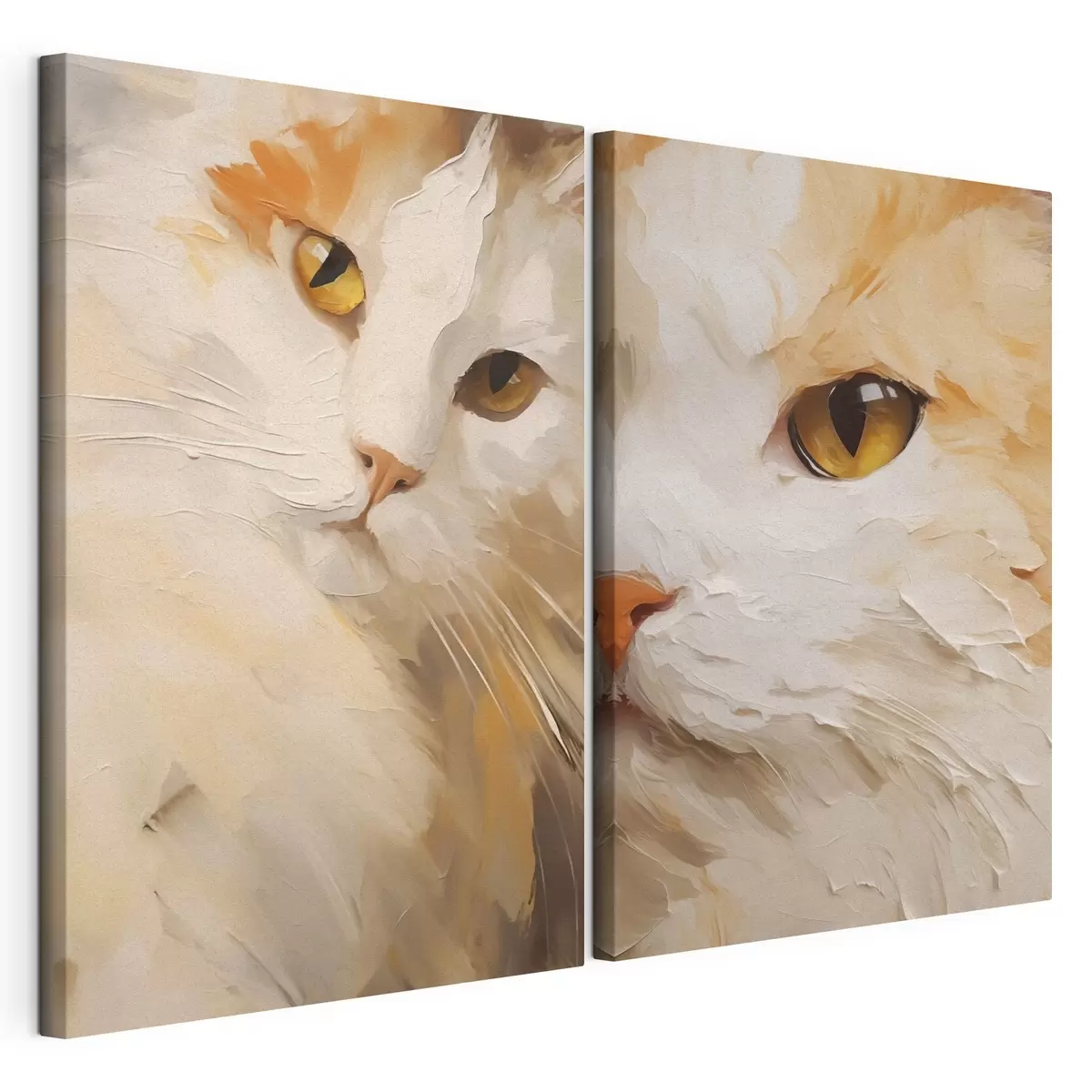 Tableau Chat, peinture d'imitation m31063