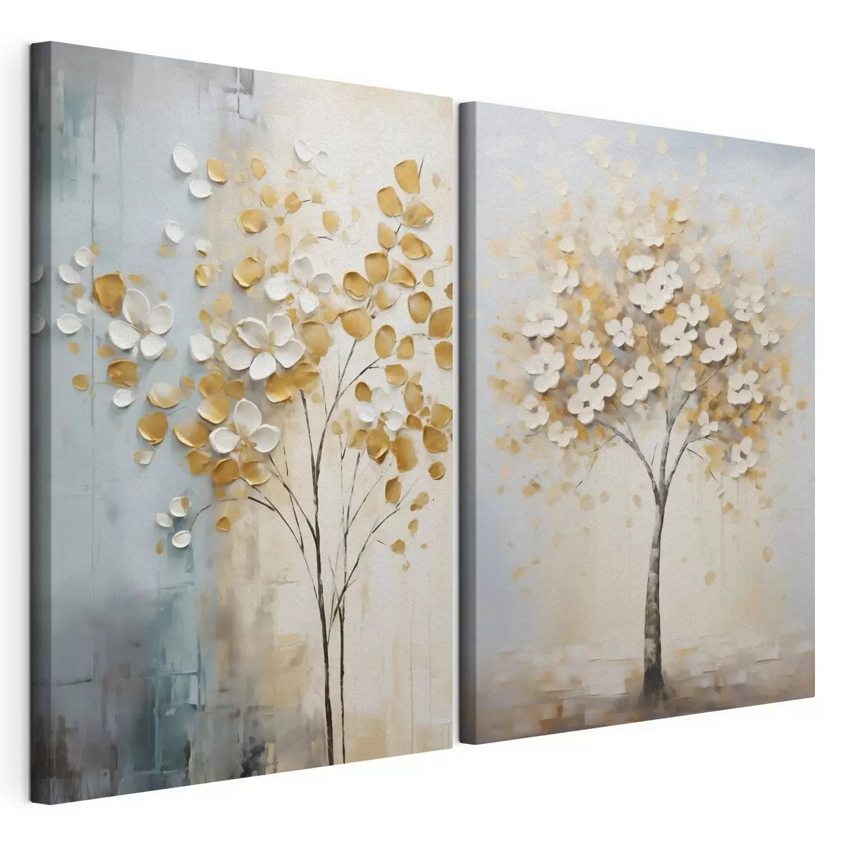 Tableau Arbre abstrait, peinture d'imitation m31065