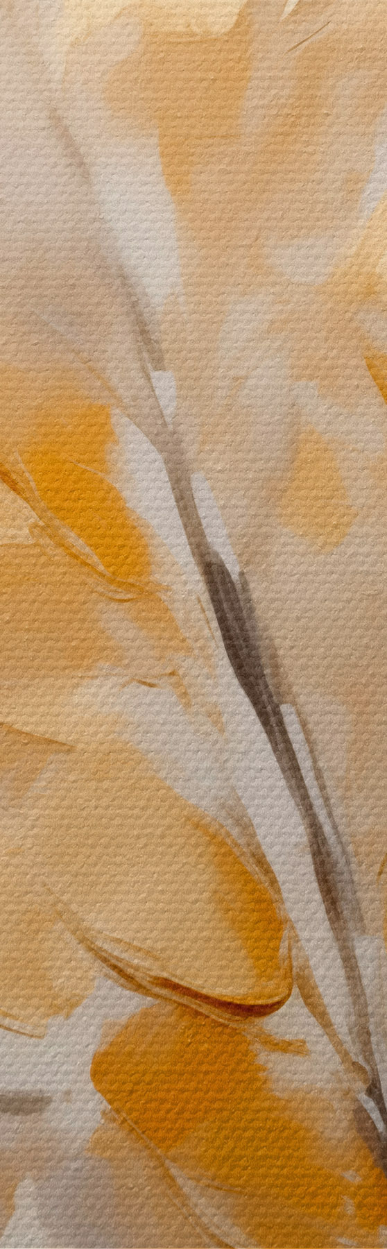 Tableau Feuillage abstrait, peinture d'imitation m31066
