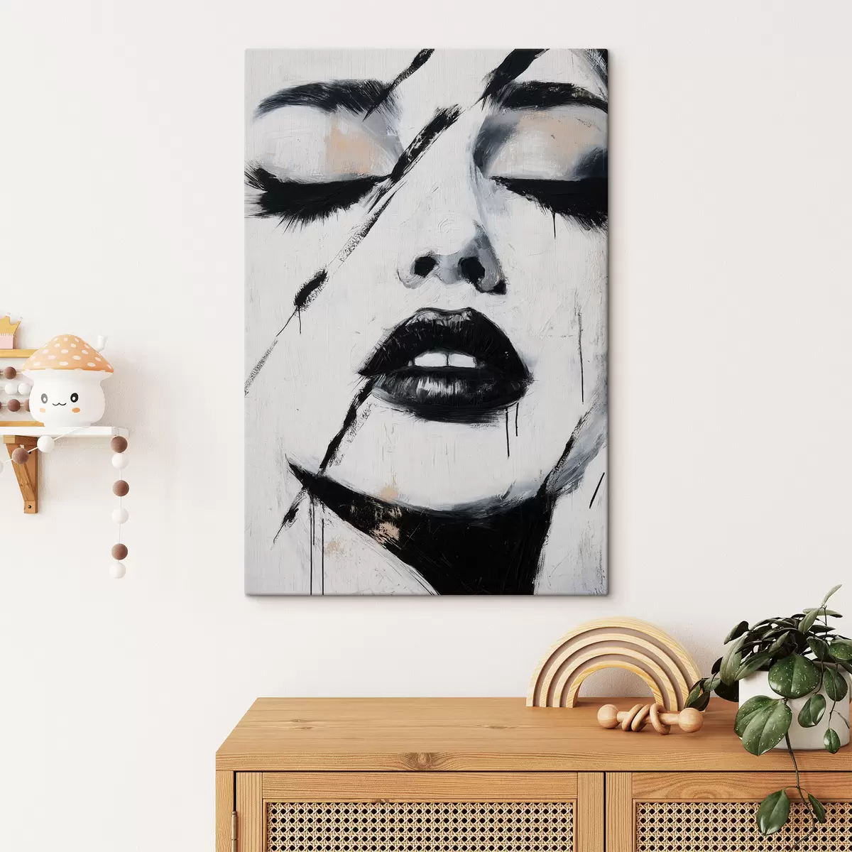 Tableau Portrait abstrait s50999