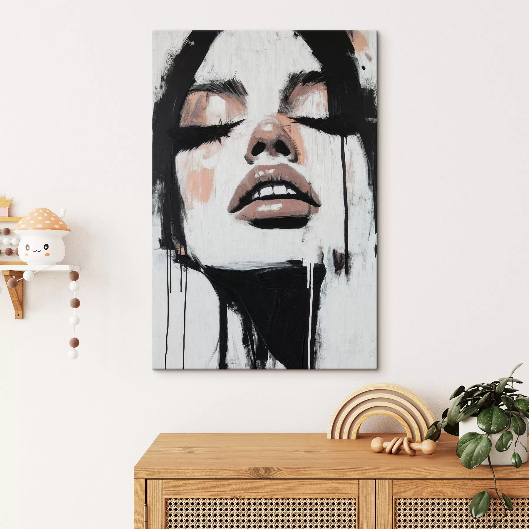 Tableau Portrait abstrait s51000