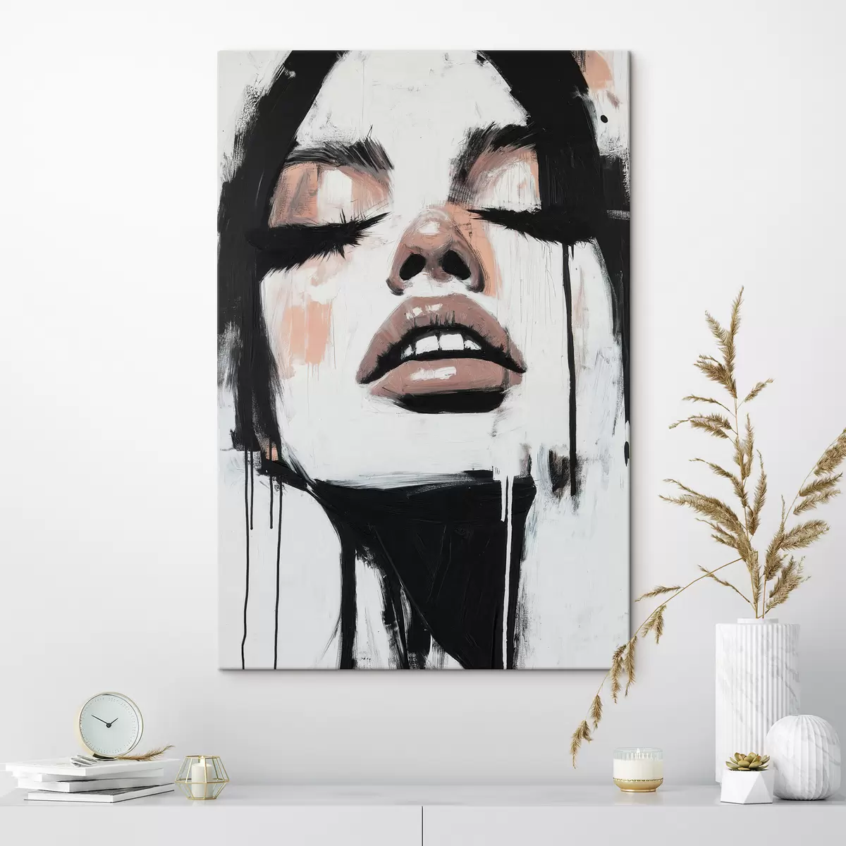 Tableau Portrait abstrait s51000