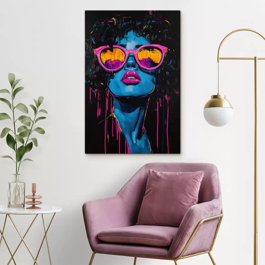 Tableau Portrait abstrait s51009