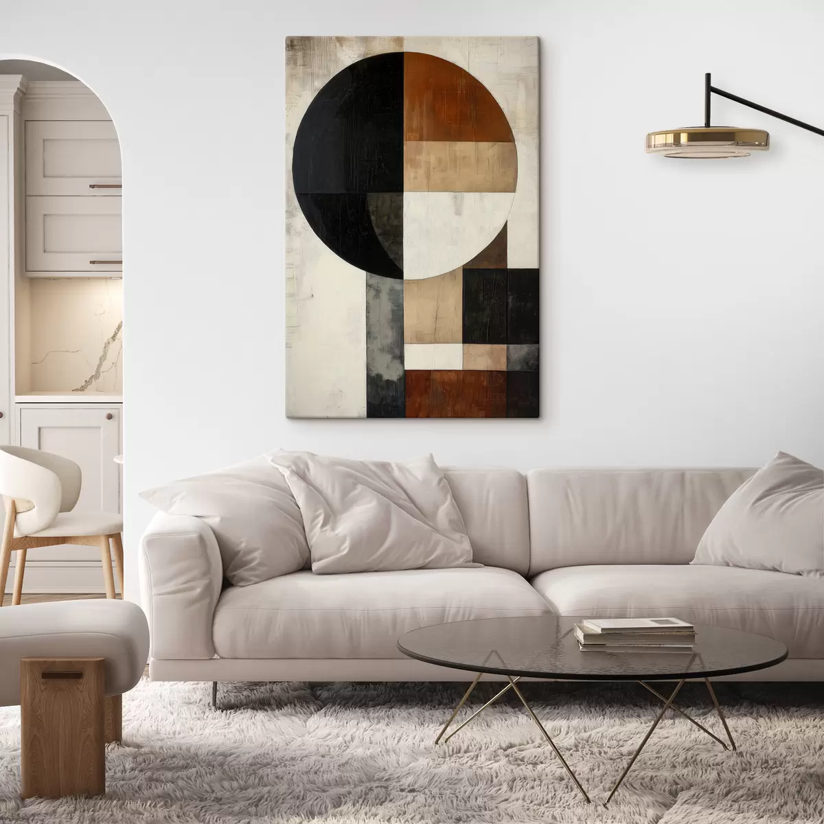 Tableau Abstraction géométrique s51017