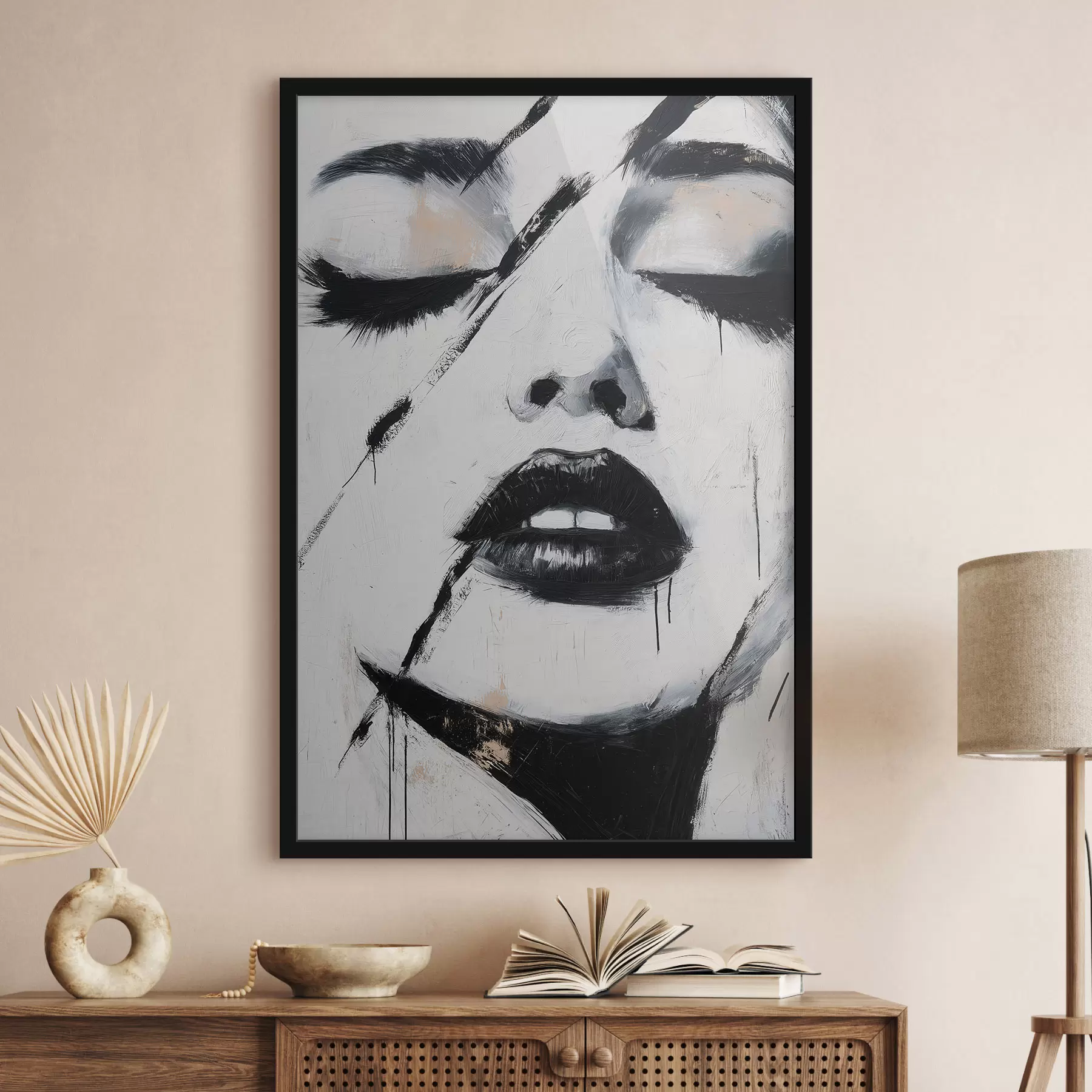 Papier peint Visage et toucher f50999