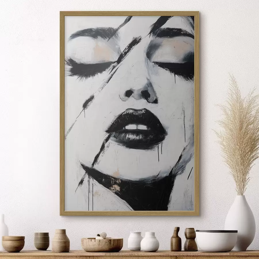 Papier peint Portrait abstrait f50999