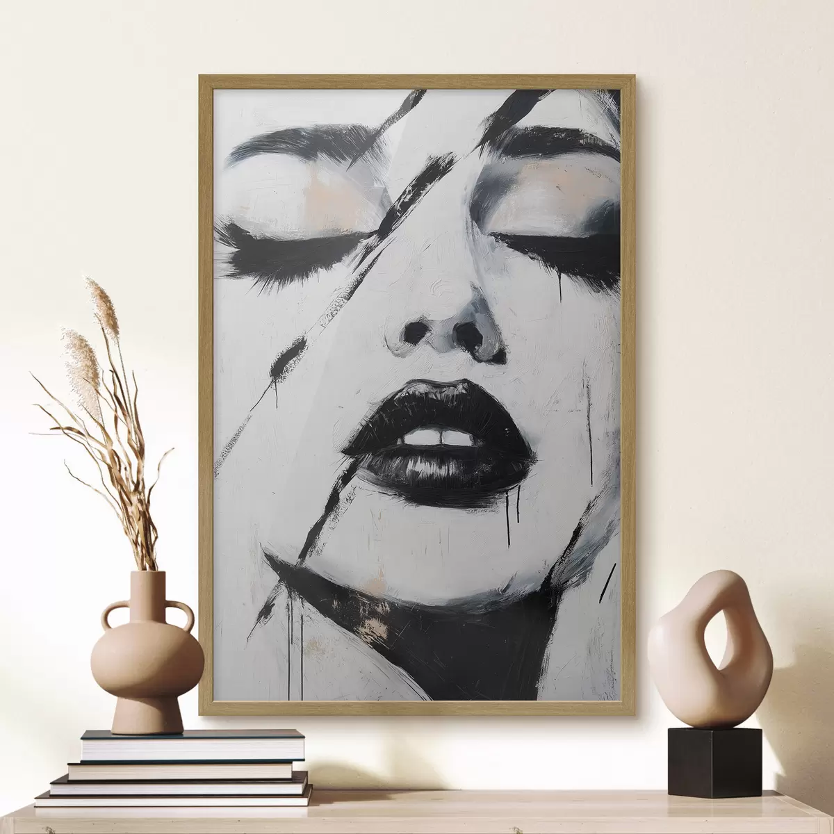 Poster Portrait abstrait f50999