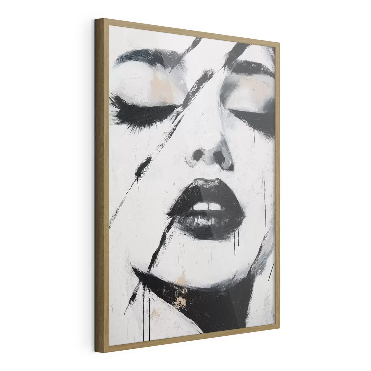Poster Portrait abstrait f50999