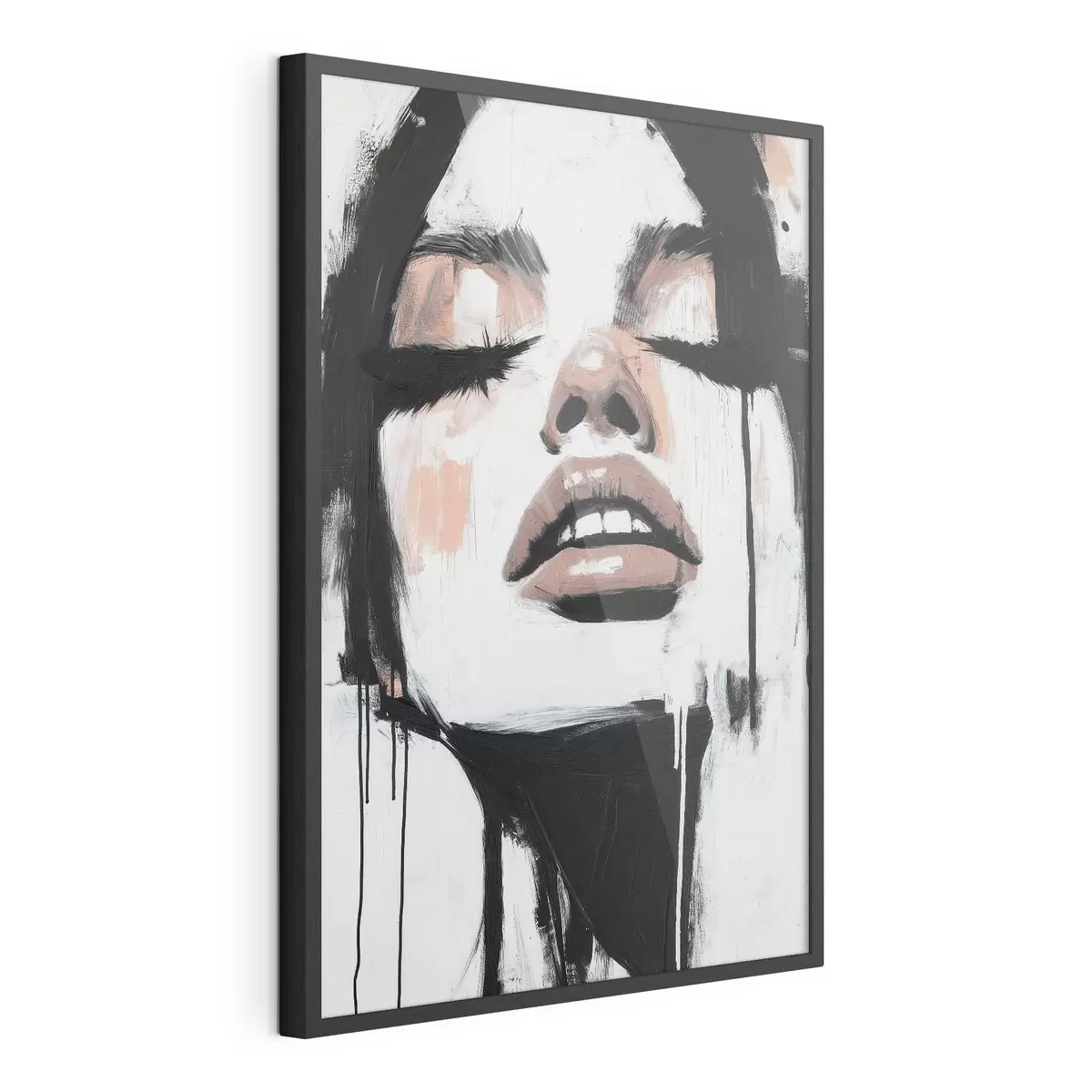 Poster Portrait abstrait f51000