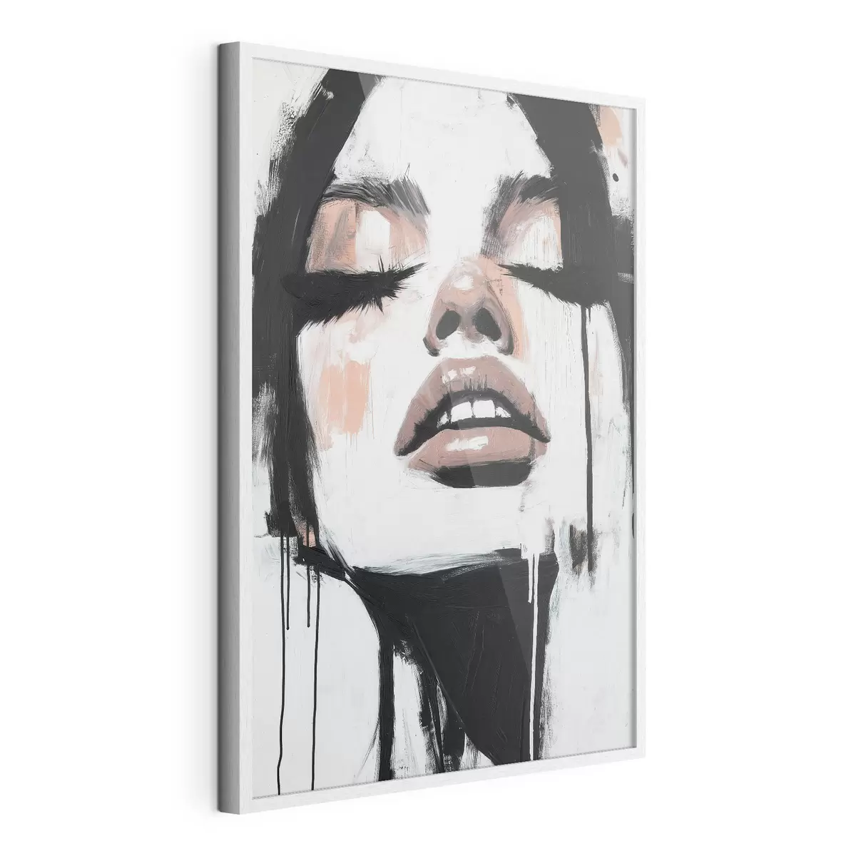Poster Portrait abstrait f51000