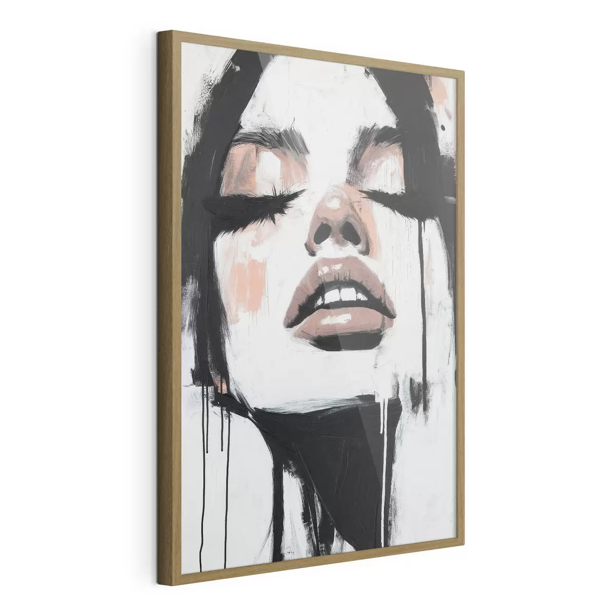 Poster Portrait abstrait f51000