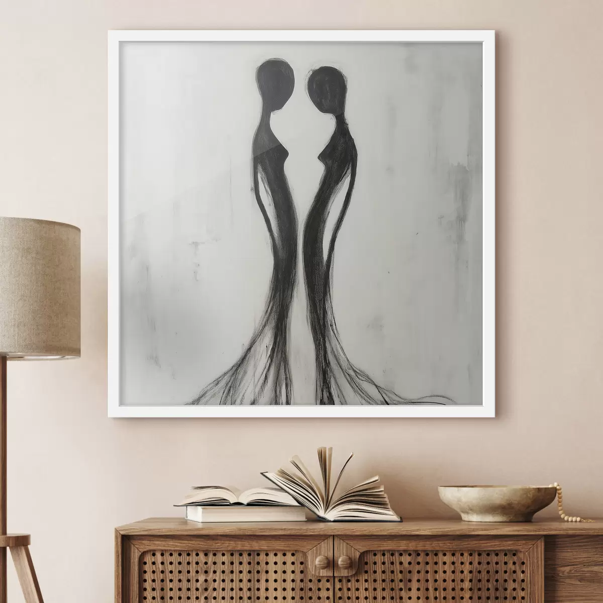 Poster Silhouettes féminines abstraites f51004