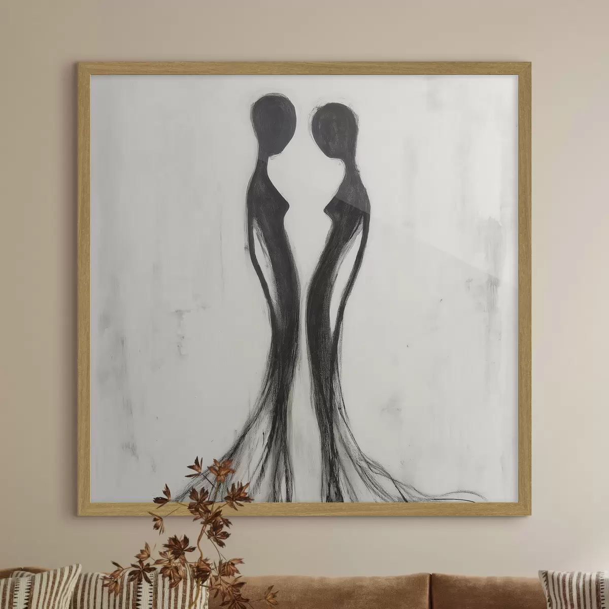 Poster Silhouettes féminines abstraites f51004