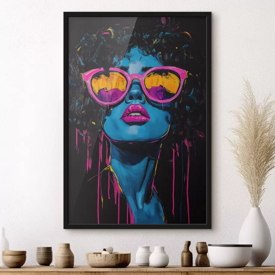 Papier peint Portrait abstrait f51009