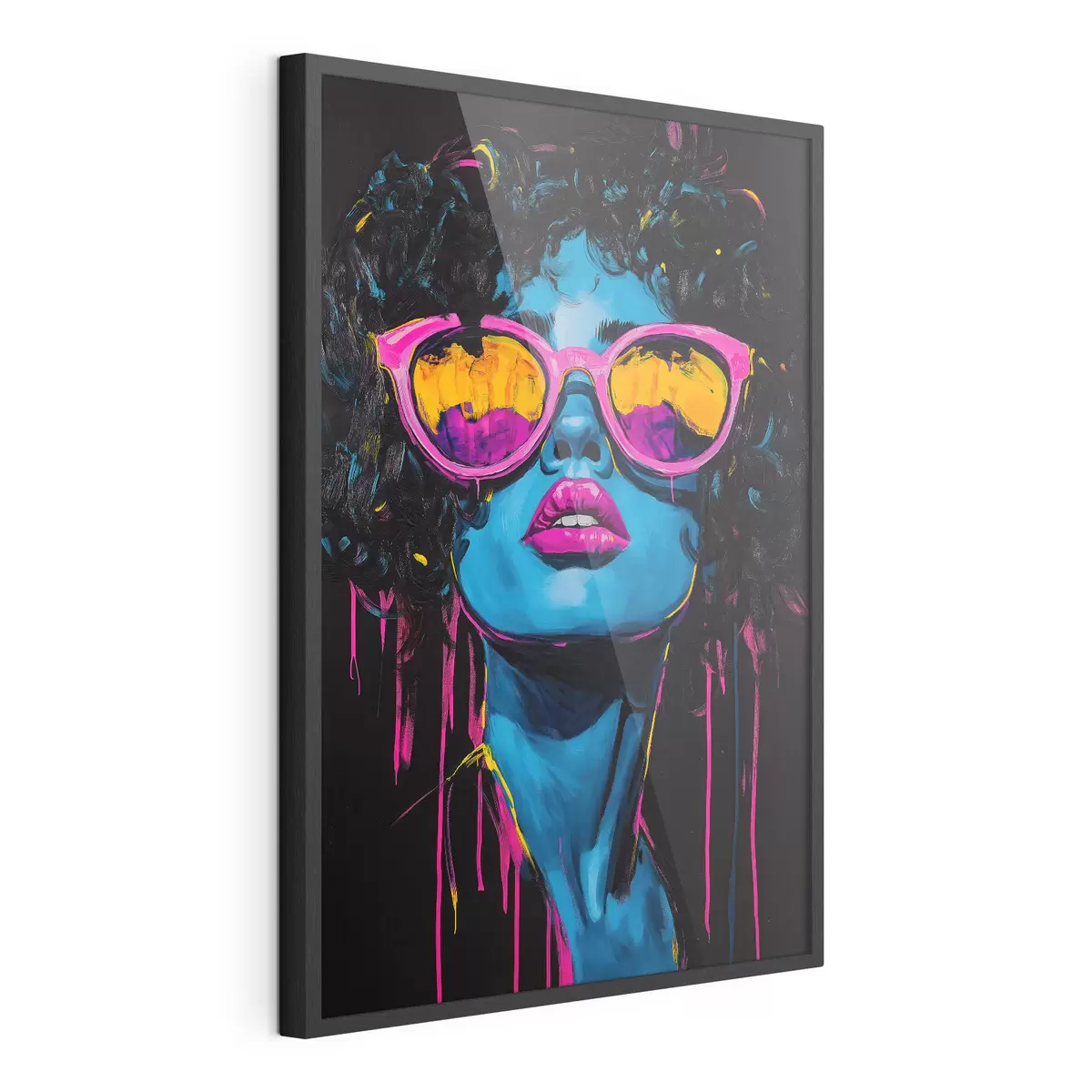 Poster Portrait abstrait f51009