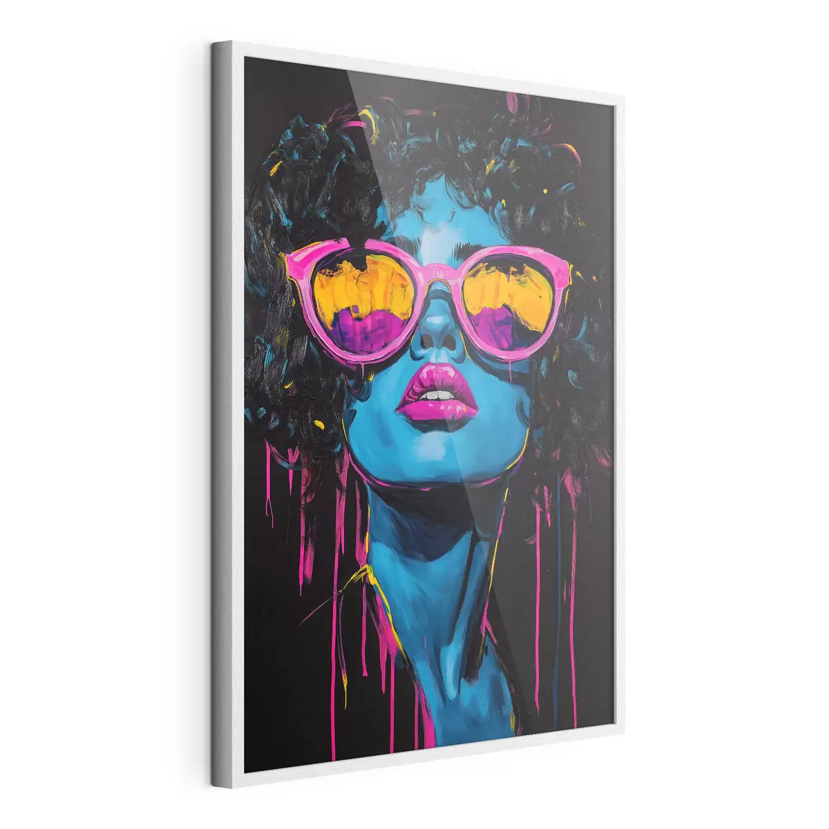 Poster Portrait abstrait f51009