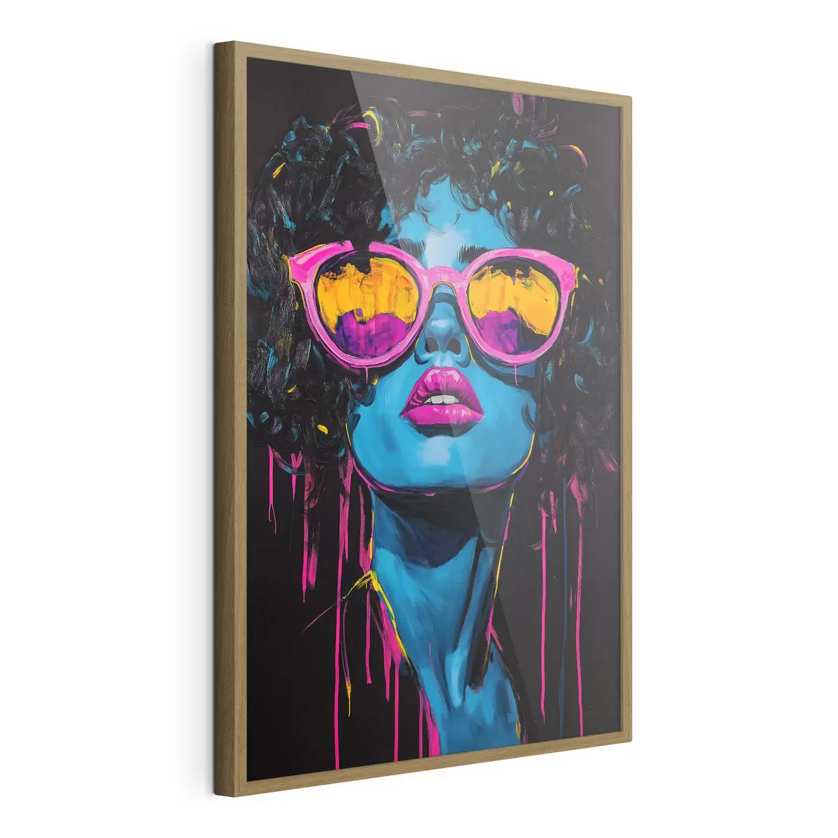 Poster Portrait abstrait f51009