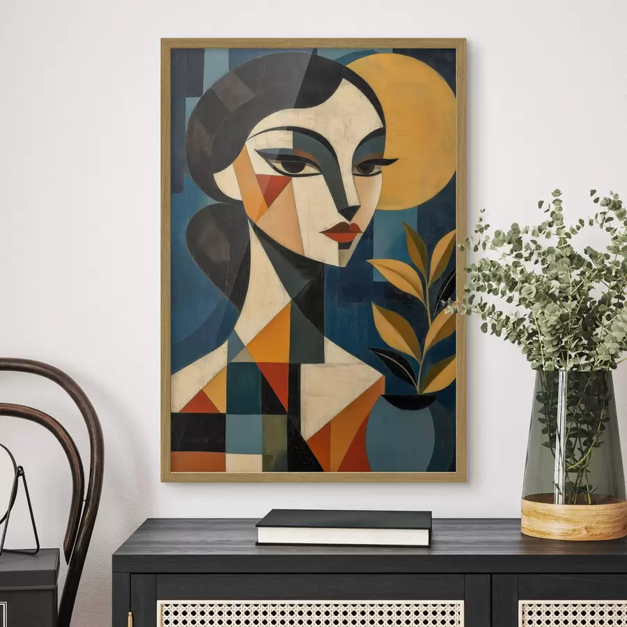 Papier peint Profil géométrique f51011