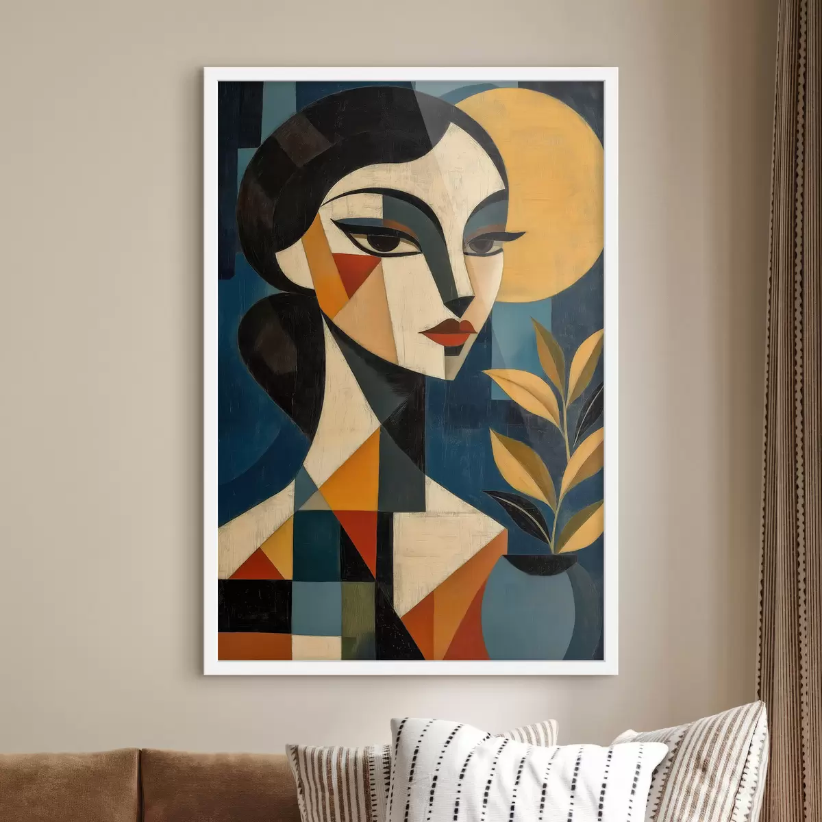 Poster Profil géométrique f51011