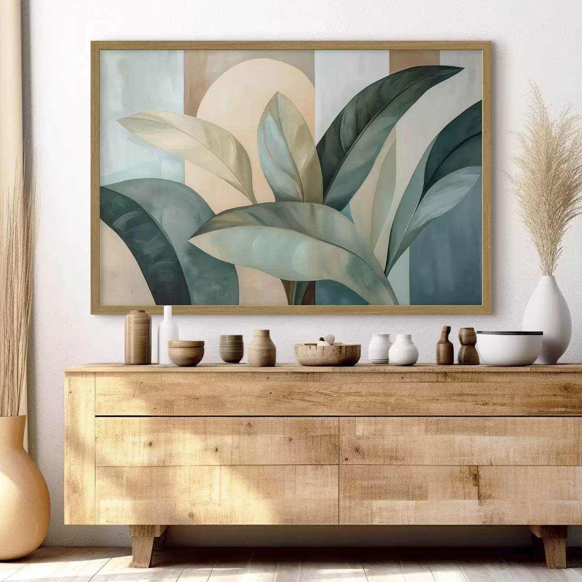 Poster Abstraction tropicale f51012
